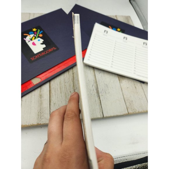 Vintage 1988 Scattergories Game Replacement Boards papers lists set of 2 - Picture 10 of 10